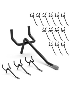 Ganchos para Tablero Perforado BFPeaky 5 cm 50PC Negro