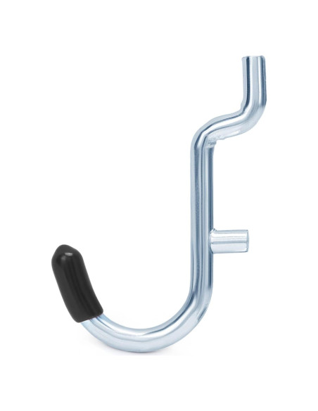 Ganchos J de Metal Daanxw para Tablero de Clavos 60pcs Negro