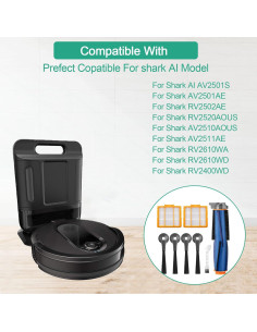 Accesorios para Aspiradora Robot Shark AI AV2501S - Filtros HEPA y Cepillos 2