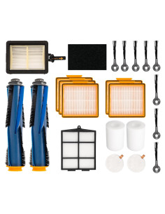 Kit de Accesorios BlueStars para Aspiradora Robot Shark AI AV2501S - 2 Cepillos + 8 Laterales + Filtros