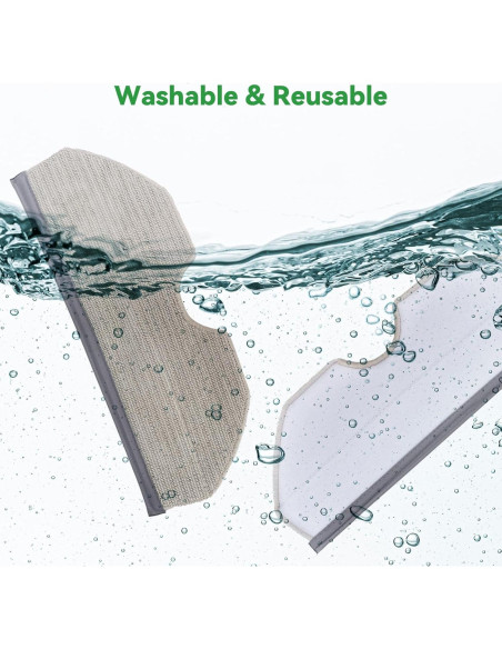 Paños de Mopa Reutilizables Sgizoku para Aspiradora Narwal Freo X Plus - 6 Piezas