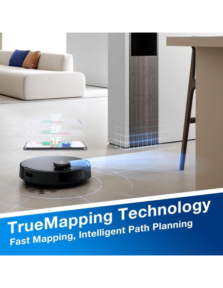 Aspiradora Robot ECOVACS DEEBOT N20 PRO 8000Pa Mopa 200min