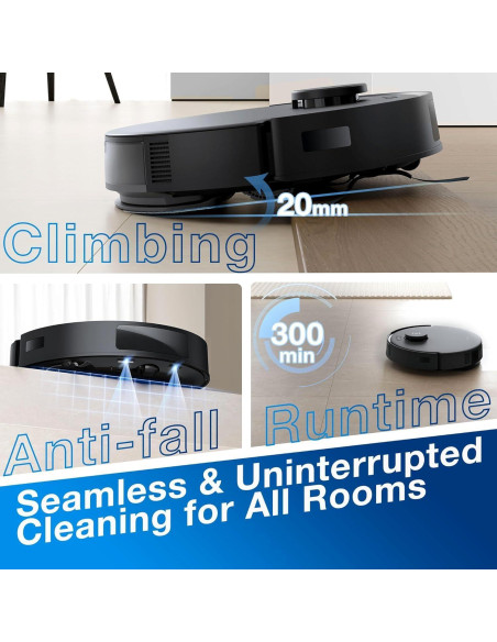 Aspiradora Robot ECOVACS DEEBOT N20 PRO 8000Pa Mopa 200min