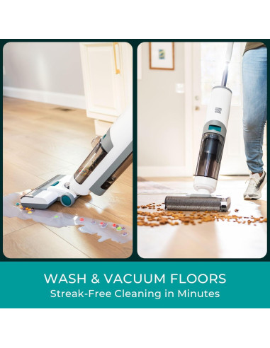 Aspiradora Inalámbrica Kenmore HF5010 3-en-1 con Mop Autolimpiante