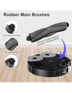 20 Piezas Accesorios para Aspiradora Robot Dreame X40 Ultra 2