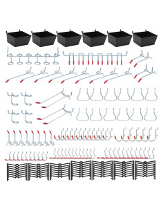 Kit Organizador de Accesorios para Tablero de Clavos Daanxw 148 Piezas