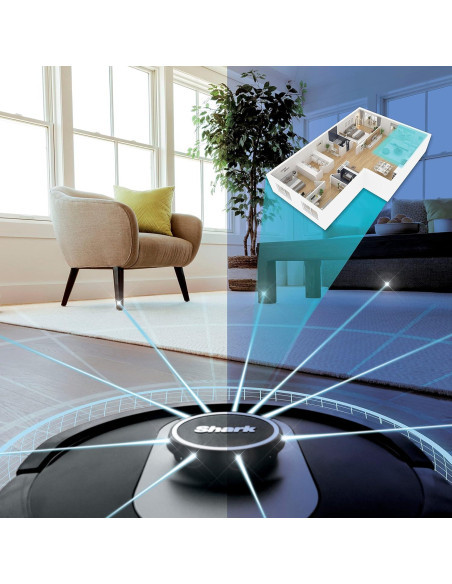 Aspiradora Robot Shark RV2502AE AI Autovaciable HEPA 60 Días