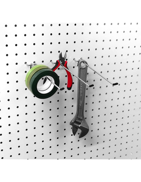 Ganchos para Panel Perforado Scartink 20.32 cm - Kit de 16