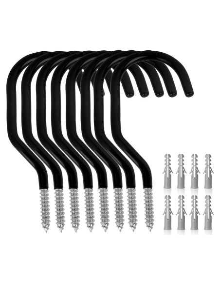 Ganchos para Bicicleta GURADESIGN 8 Piezas Alta Resistencia 15.24 cm
