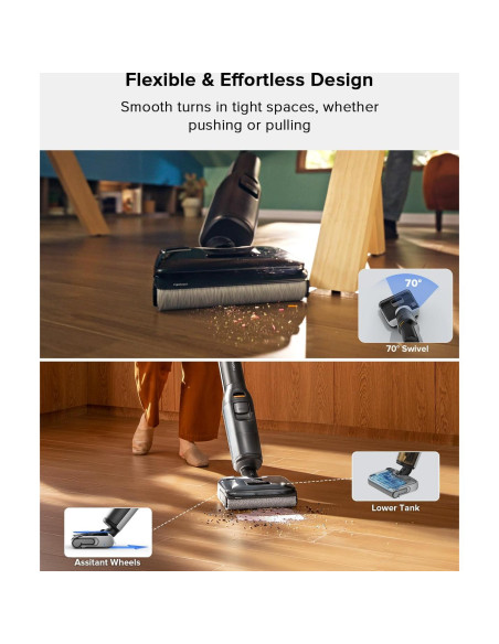 Aspiradora Húmeda y Seca Roborock F25 20000Pa Autolimpieza