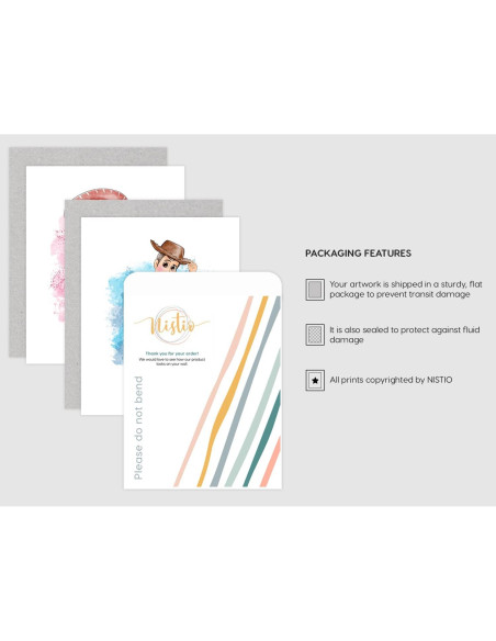 Set de 6 Impresiones en Acuarela Toy Story 20x25 cm