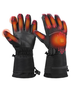 Guantes Calentados HLTWCLO 6000mAh Impermeables Táctiles