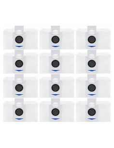 12 Bolsas de Polvo HACOBEST para Ecovacs Deebot T20/X1/T10
