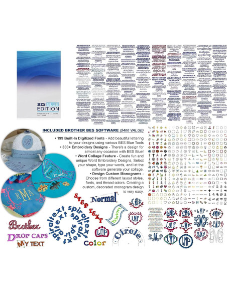Máquina de Bordado Brother NQ1700E 15.24x25.4cm Inalámbrica