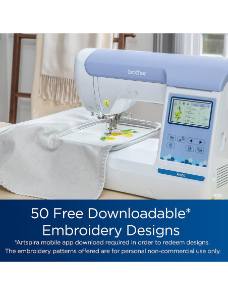 Máquina de Bordar Brother PE900 con WLAN, 5" x 7"