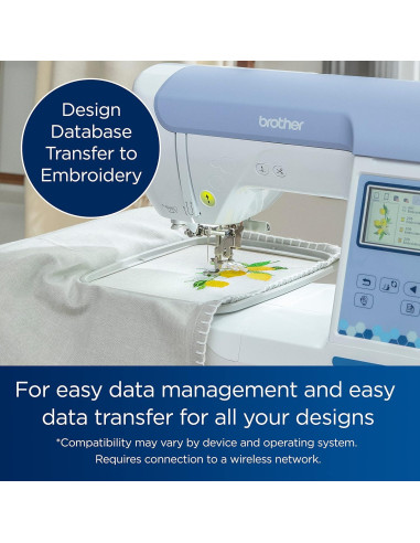 Máquina de Bordar Brother PE900 con WLAN, 5" x 7"