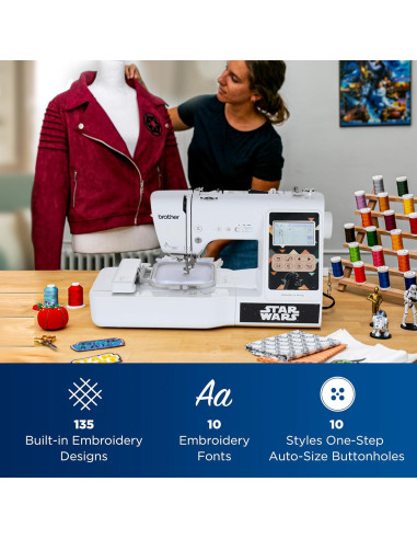 Máquina de Coser y Bordar Brother LB5500S Star Wars 2-en-1