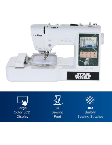 Máquina de Coser y Bordar Brother LB5500S Star Wars 2-en-1