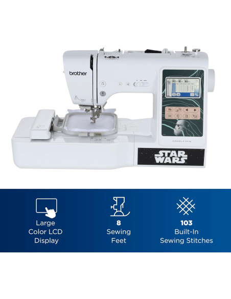 Máquina de Coser y Bordar Brother LB5500S Star Wars 2-en-1