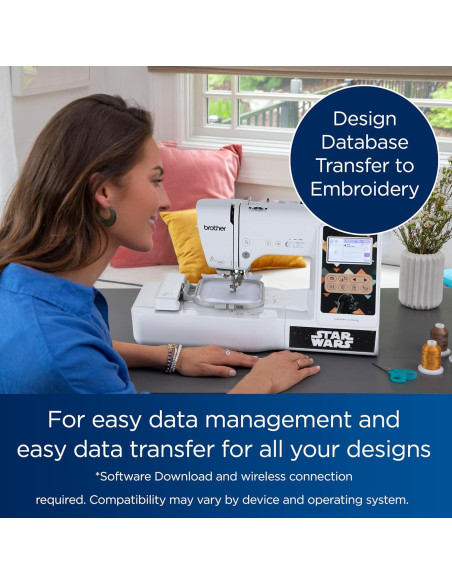 Máquina de Coser y Bordar Brother LB5500S Star Wars 2-en-1