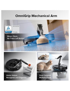 Robot Aspiradora y Mopa Roborock Saros Z70 con Cepillos Reemplazo 2