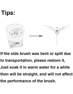 Cepillos laterales Ronsit para Roborock S5 S6 E20 E25 E35 - Paquete de 6 2