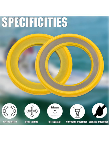 Juntas de Drenaje MEAJOO 26-830749 - 6 Pcs para Mercury Marine