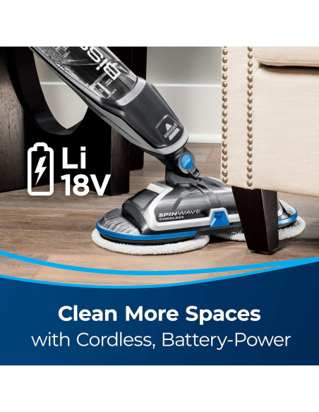 Limpiador de Pisos Duros Inalámbrico BISSELL SpinWave 18V