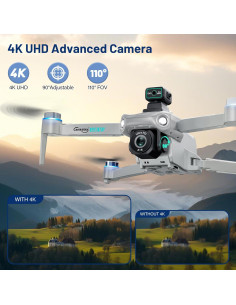 Drone CANKETEC 4K GPS Plegable con Control Remoto y 60 min Vuelo 2