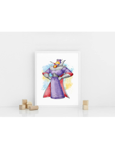 Set de 6 Impresiones en Acuarela Toy Story 20x25 cm