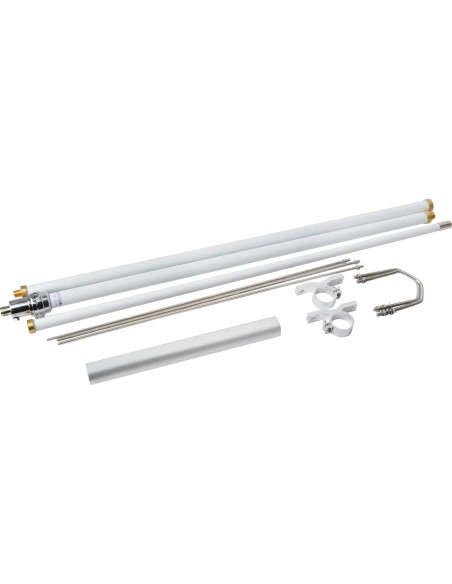 Antena de Estación Base Doble Banda VHF/UHF 2.2m 5.5/8.5dBi AnyTone