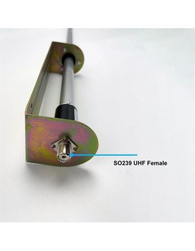 Antena Base CB FMUSER CB100 5.49m Omnidireccional Exterior