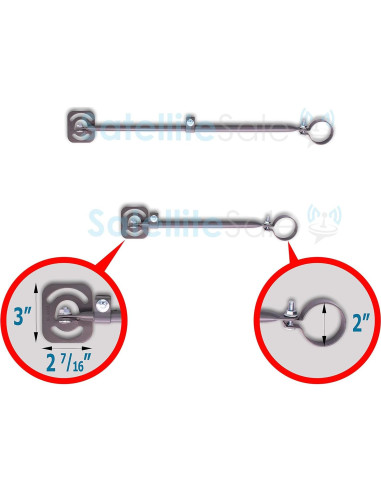 Soporte Universal SatelliteSale 2 Brazos Ajustables 48.3 cm y 83.8 cm