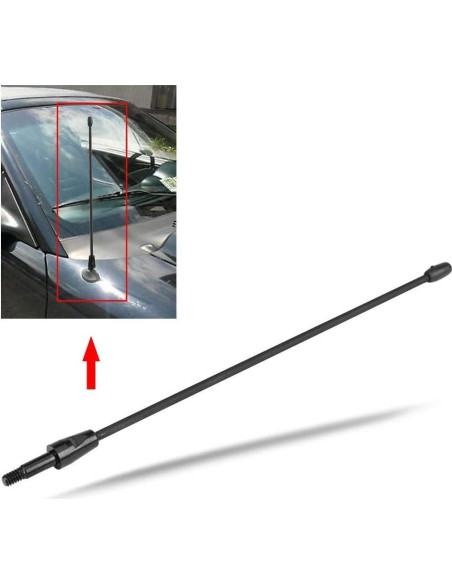 Antena de Radio de Coche Keenso 20 cm para Mustang 1979-2009
