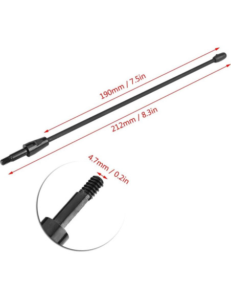 Antena de Radio de Coche Keenso 20 cm para Mustang 1979-2009