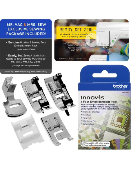 Máquina de Coser Computarizada Brother NS80E con 80 Puntadas