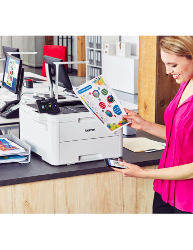 Impresora Color Brother HL-L3270CDW Inalámbrica 25ppm Duplex