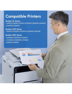 Cartucho de Tóner Negro WEAREC TN-660 Alto Rendimiento 4 Pzs 2