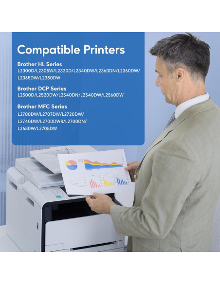 Cartucho de Tóner Negro WEAREC TN-660 Alto Rendimiento 4 Pzs