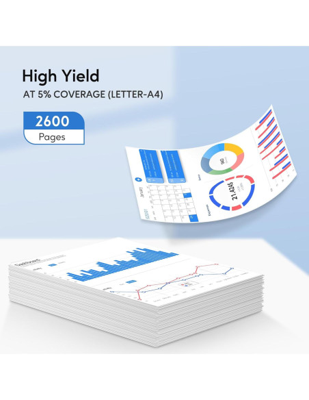 Cartucho de Tóner Negro WEAREC TN-660 Alto Rendimiento 4 Pzs