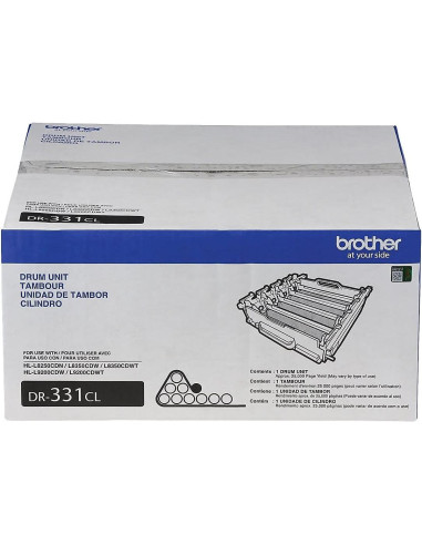 Unidad de Tambor de Reemplazo Brother DR331CL - 25000 Páginas