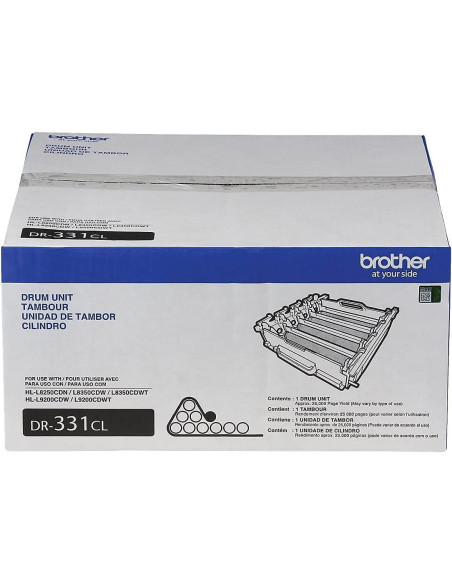 Unidad de Tambor de Reemplazo Brother DR331CL - 25000 Páginas