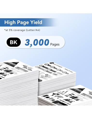 Cartucho de Tóner Remanufacturado MYTONER TN760 Negro - Paquete de 2