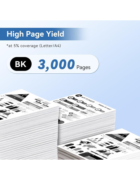 Cartucho de Tóner Remanufacturado MYTONER TN760 Negro - Paquete de 2