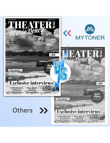 Cartucho de Tóner MYTONER TN830XL Negro Alto Rendimiento 2Pack