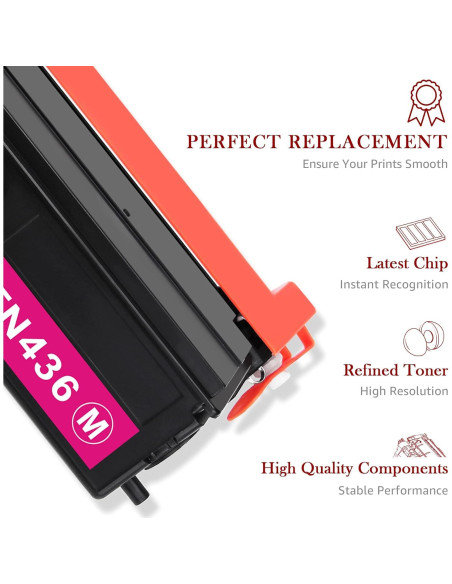 Cartucho de Tóner Alto Rendimiento Toner Kingdom TN436 TN433 para Brother