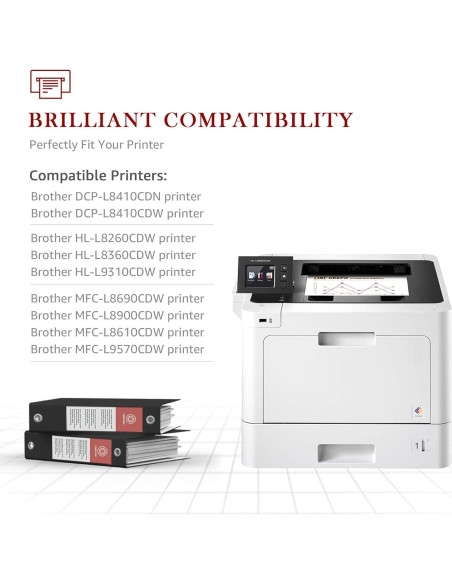 Cartucho de Tóner Alto Rendimiento Toner Kingdom TN436 TN433 para Brother