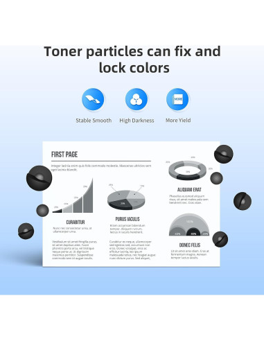 Cartucho de Tóner SUDLTO TN830 - 2 Pack, Negro, 1200 Páginas