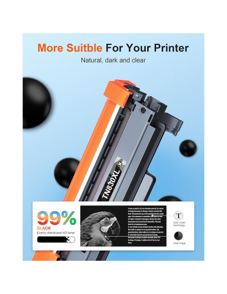 Cartucho de Tóner E-Z Ink Pro TN830XL Compatible Brother