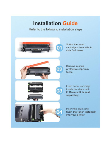 Cartucho de Tóner E-Z Ink Pro TN830XL Compatible Brother